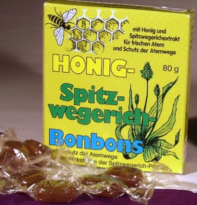 Honig-Spitzwegerich-Bonbons